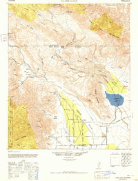 Clark Lake 1942 topographic map thumbnail
