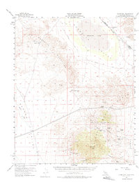 Clark Mountain 1956 topographic map thumbnail