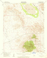 Clark Mountain 1956 topographic map thumbnail