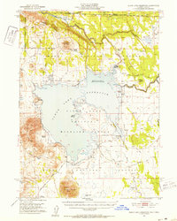 Clear Lake Reservoir 1951 topographic map thumbnail