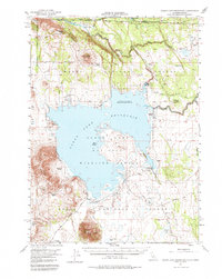 Clear Lake Reservoir 1951 topographic map thumbnail