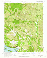 Clearlake Oaks 1960 topographic map thumbnail