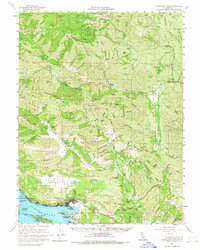 Clearlake Oaks 1960 topographic map thumbnail