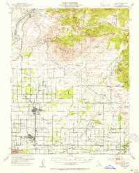 Clovis 1946 topographic map preview