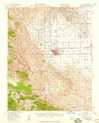 Coalinga 1956 topographic map thumbnail
