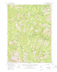 Coffee Creek topographic map thumbnail