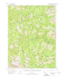 Coffee Creek 1955 topographic map thumbnail