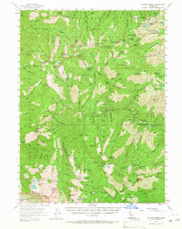 Coffee Creek 1955 topographic map thumbnail