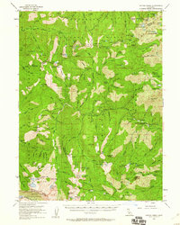 Coffee Creek 1955 topographic map thumbnail