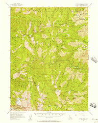 Coffee Creek 1955 topographic map thumbnail