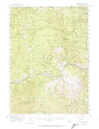 Condrey Mtn 1955 topographic map thumbnail