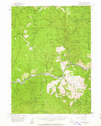 Condrey Mtn 1955 topographic map thumbnail