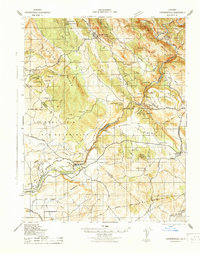 Copperopolis 1942 topographic map thumbnail