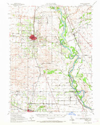 Corning 1951 topographic map thumbnail