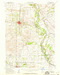 Corning 1951 topographic map thumbnail