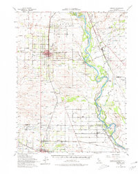 Corning 1951 topographic map thumbnail
