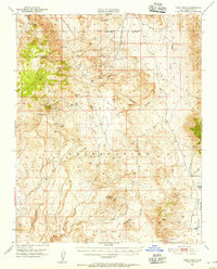 Coso Peak 1951 topographic map thumbnail