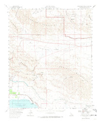 Cottonwood Spring 1958 topographic map thumbnail