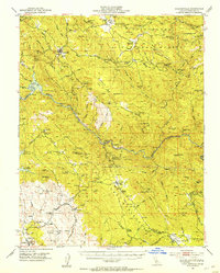 Coulterville 1947 topographic map thumbnail