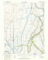 Courtland 1952 topographic map thumbnail