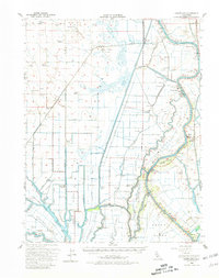 Courtland 1952 topographic map thumbnail