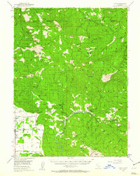Covelo 1952 topographic map thumbnail
