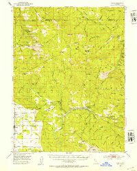 Covelo 1952 topographic map thumbnail
