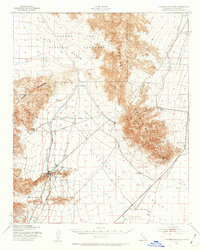 Coxcomb Mountains 1943 topographic map thumbnail