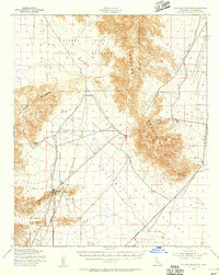Coxcomb Mountains 1943 topographic map thumbnail