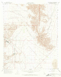 Coxcomb Mountains 1963 topographic map thumbnail