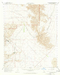 Coxcomb Mountains 1963 topographic map thumbnail