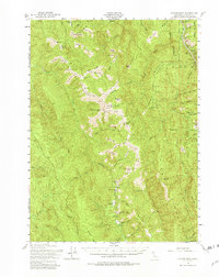 Coyote Peak topographic map thumbnail