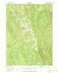 Coyote Peak 1952 topographic map thumbnail
