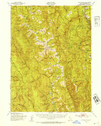 Coyote Peak 1952 topographic map thumbnail