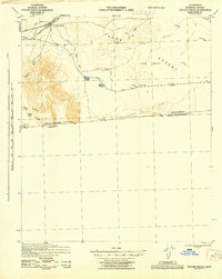 Coyote Wells 1943 topographic map thumbnail