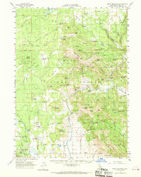 Crank Mountain 1962 topographic map thumbnail