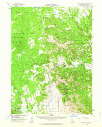 Crank Mountain 1962 topographic map thumbnail