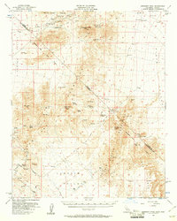 Crescent Peak 1956 topographic map thumbnail
