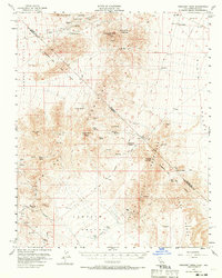Crescent Peak 1956 topographic map thumbnail
