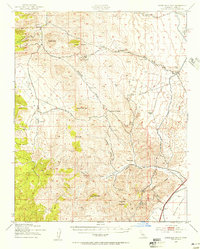 Cross Mountain 1943 topographic map thumbnail