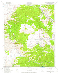 Cummings Mountain 1943 topographic map thumbnail