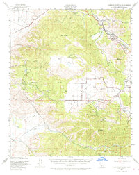 Cummings Mountain 1943 topographic map thumbnail