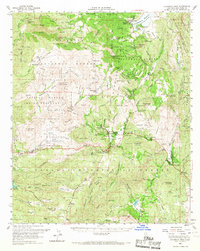 Cuyamaca Peak 1960 topographic map thumbnail