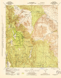 Cuyapaipe 1942 topographic map thumbnail