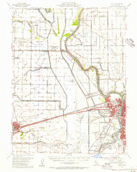 Davis 1954 topographic map thumbnail