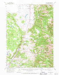 Davis Creek 1962 topographic map thumbnail
