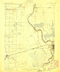 Davisville 1907 topographic map thumbnail