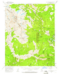 Devils Postpile 1953 topographic map thumbnail