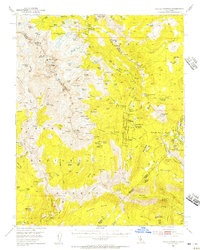Devils Postpile 1953 topographic map thumbnail