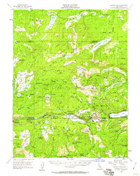 Donner Pass 1955 topographic map thumbnail